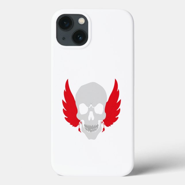 erstaunlicher Schädel mit Flügel Case-Mate iPhone Hülle (Rückseite)