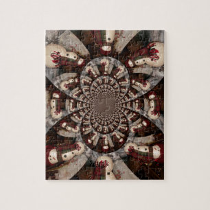 Erstaunlicher Schneemann Puzzle
