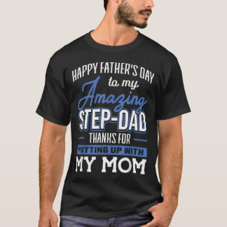 Erstaunlicher Stiefvater Danke, dass du dich mit M T-Shirt