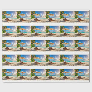 Erstaunlicher Strand Geschenkpapier