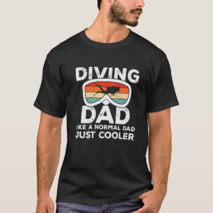 Erstaunlicher Taucher Papa Scuba-Taucher Unterwass T-Shirt