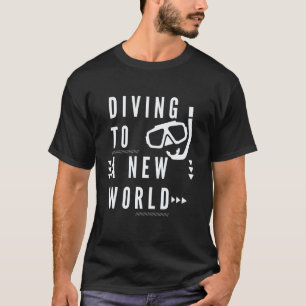 Erstaunlicher Tauchsport Taucher Tauchgang Wassers T-Shirt