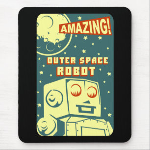 Erstaunlicher Weltraumroboter Mousepad