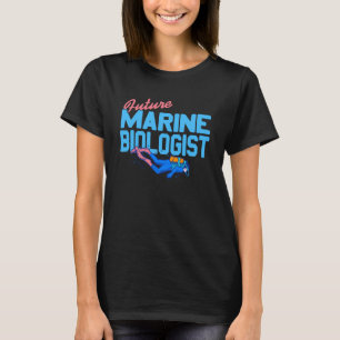 Erstaunlicher zukünftiger Meeresbiologe Taucher Hu T-Shirt