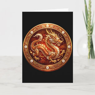 Erstaunliches chinesisches Jahr des Drachen Chines Karte