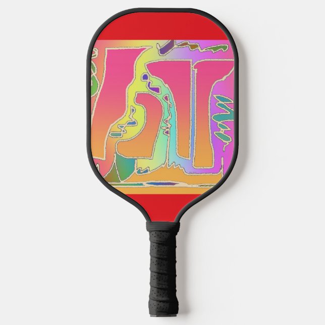 Erstaunliches Labyrinth Pickleball Schläger (Vorderseite)