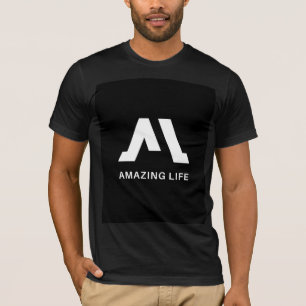 Erstaunliches Leben Monochrom A Logo T-Shirt