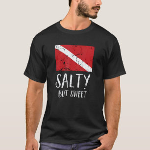 Erstaunliches Lustiges Tauchen T-Shirt Taucher Fla