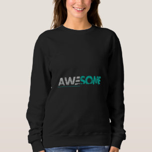 Erstaunliches minimalistisches typografisches Swea Sweatshirt
