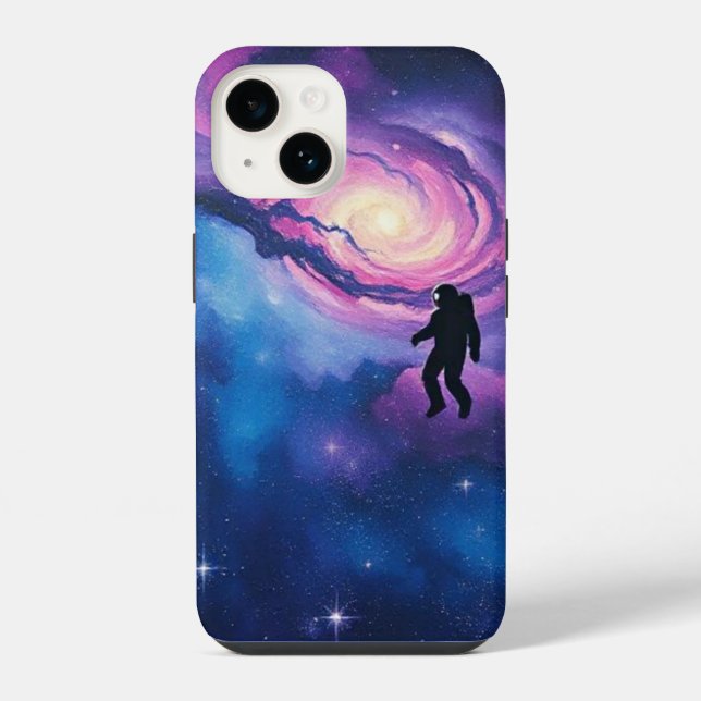 Erstaunliches Space-Design iPhone Hülle (Rückseite)