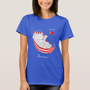 Erstaunliches süßes Kitzchen in der Hängematte T-S T-Shirt