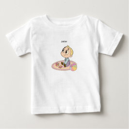 Erstaunter Junge Illustration Baby T-shirt