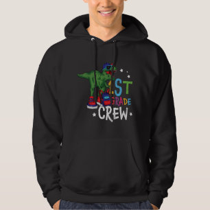 Erste 1. Klasse Schul-Kids-Lehrer-Trupp Dinosaurie Hoodie