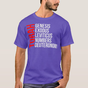 Erste 5 Bücher Torah Hebrew Israelites Yeshua T-Shirt