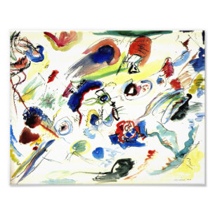 Erste Abstrakte Wasserfarbe von Wassily Kandinsky Fotodruck