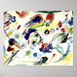 Erste Abstrakte Wasserfarbe von Wassily Kandinsky Poster