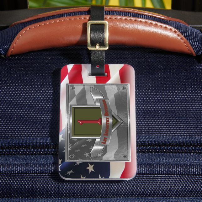 Erste Abteilung Infanterie Gepäckanhänger (Vorderseite Insitu 2)