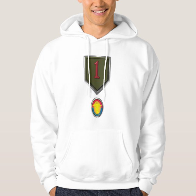 Erste Abteilung Infanterie Hoodie (Vorderseite)