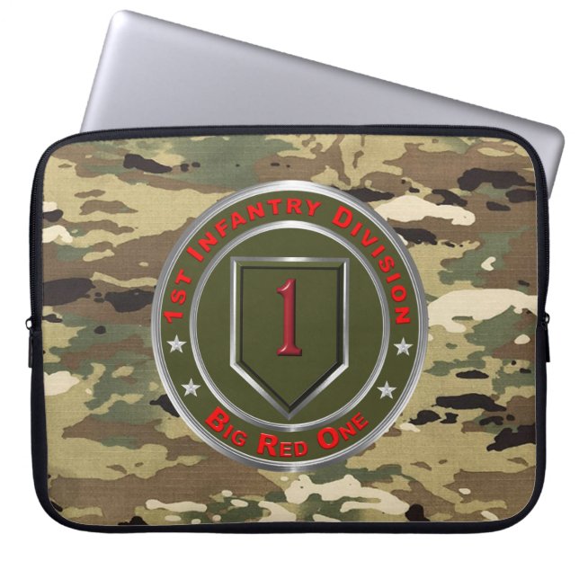 Erste Abteilung Infanterie Laptopschutzhülle (Vorderseite)