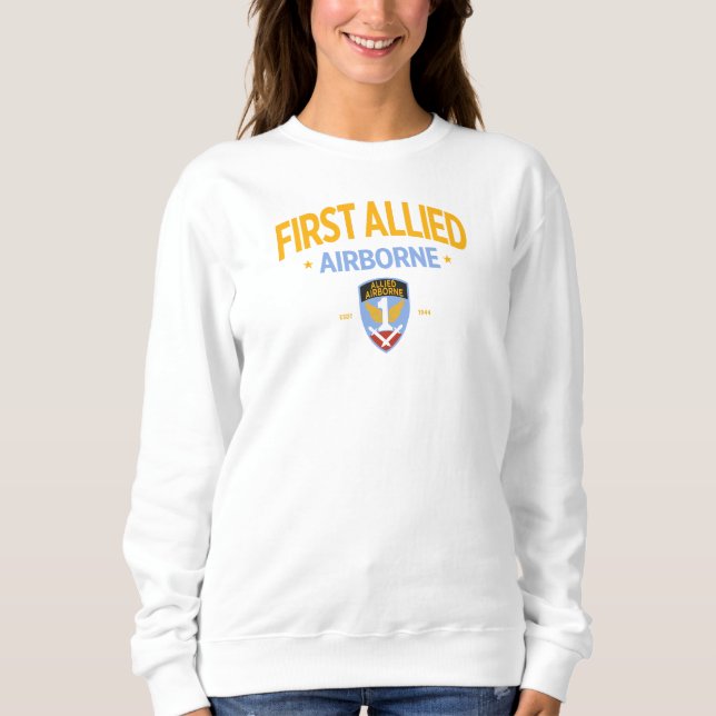 Erste alliierte Im Flugzeug US-Militärfrauen "FAAA Sweatshirt (Vorderseite)