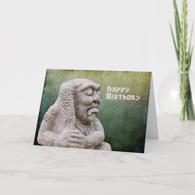 Erste ältere Geburtstagskarte für ihn Karte (Vorderseite)