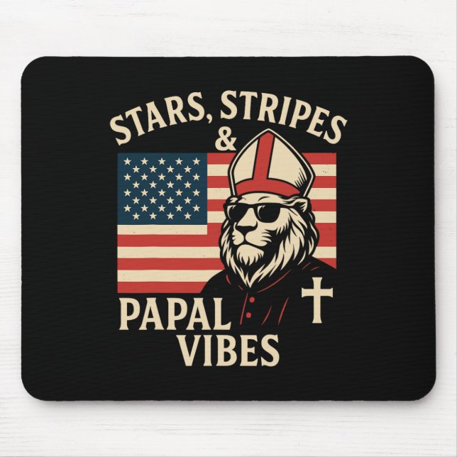 Erste amerikanische Papst Mousepad (Vorne)