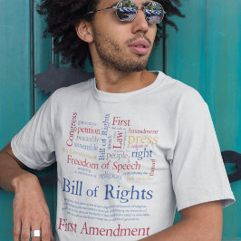 Erste Änderung der Redefreiheit und der Pressefrei T-Shirt