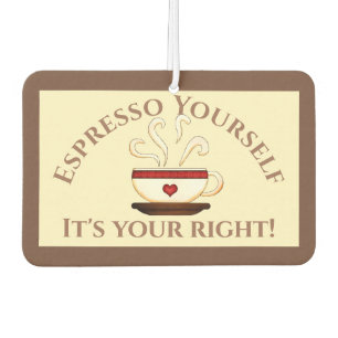 Erste Änderung: Espresso selbst Autolufterfrischer