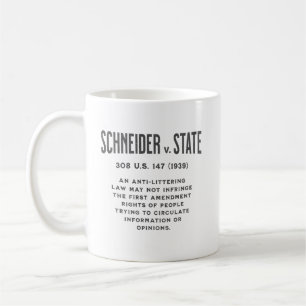 Erste Änderung Schneider gegen Staat, 308 U.S. 147 Kaffeetasse