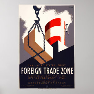 Erste Außengeschäftszone Poster