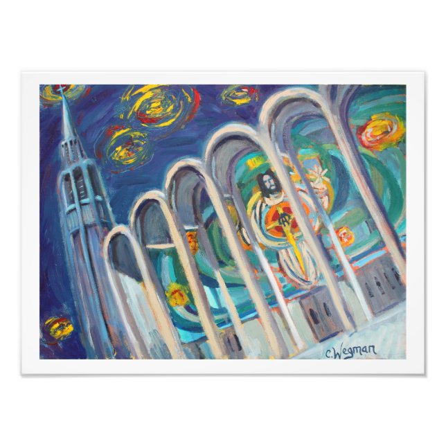 Erste Baptist Church Print Fotodruck