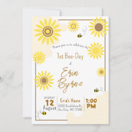 Erste Bee-Day-Einladung Einladung