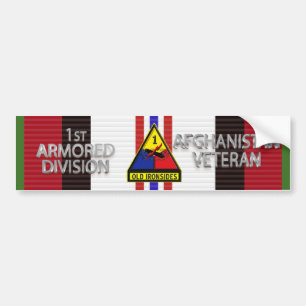 Erste bewaffnete Division Afghanistan Veteran Autoaufkleber