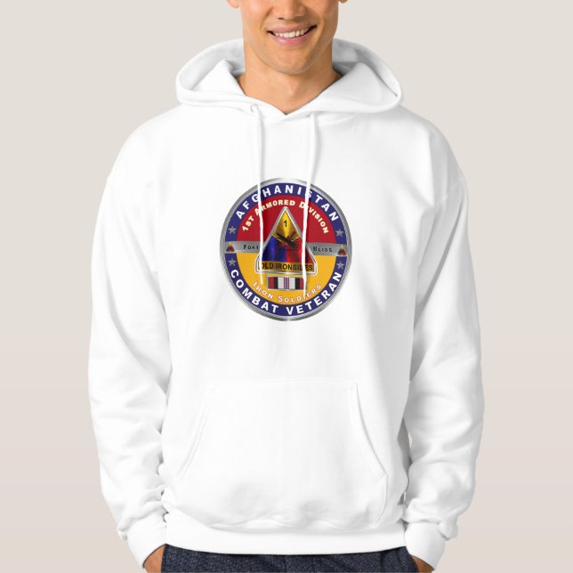 Erste bewaffnete Division Afghanistan Veteran Hoodie (Vorderseite)