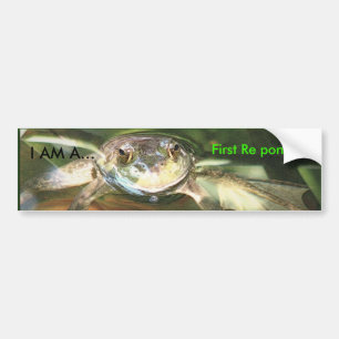 Erste bezüglich erwägen., ICH SIND A… Autoaufkleber