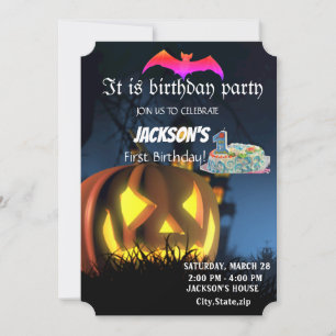 ERSTE BIRTHADAY-EINLADUNG EINLADUNG