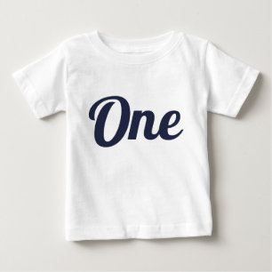 Erste Birthday Navy Baby T-shirt