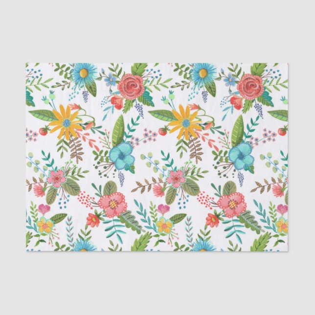 Erste Blume der Heiligen Kommunion | Gewebepapier Seidenpapier (Vorderseite)