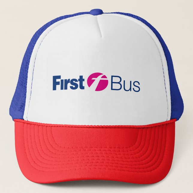 Erste Bus-Cap Truckerkappe (Vorderseite)
