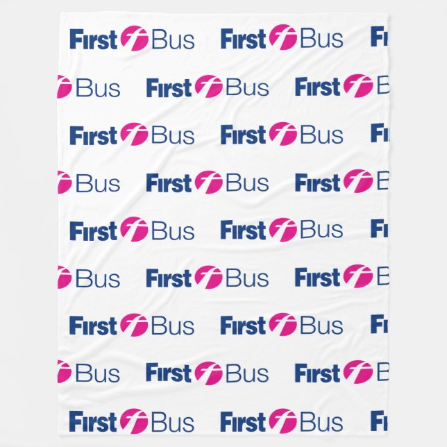 Erste Buslinie Blanket Fleecedecke (Vorderseite)