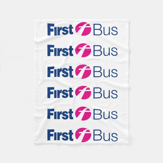 Erste Buslinie Blanket Fleecedecke (Vorderseite)
