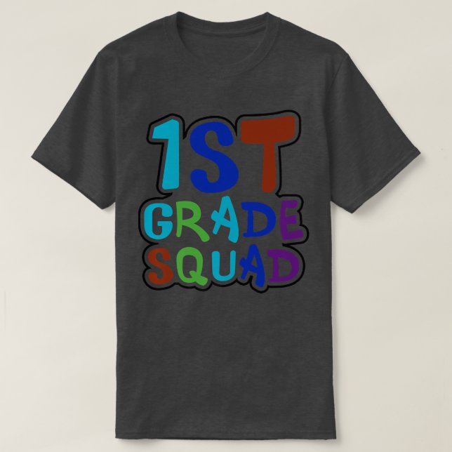 Erste Crew für Squad Design  T-Shirt (Design vorne)