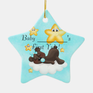 Erste das Weihnachten-Verzierung des Babys Keramik Ornament