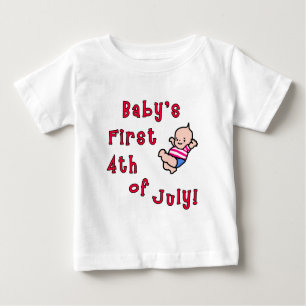 Erste der Unabhängigkeitstag-Produkte des Babys Baby T-shirt