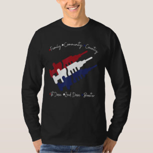 Erste Dosis zweite Dosis Auffrischimpfung Impfstof T-Shirt