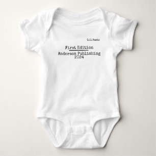 "Erste Edition" Anpassbar Baby Strampler