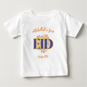 Erste Eid Celebration Custom Baby T-shirt