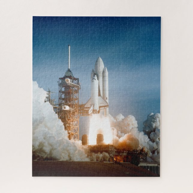 Erste Einführung des Raumschiffs Columbia 1981 Jig Puzzle (Vertikal)
