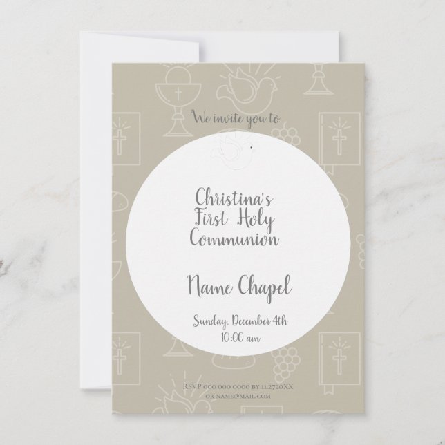 Erste Einladung (Vorderseite)