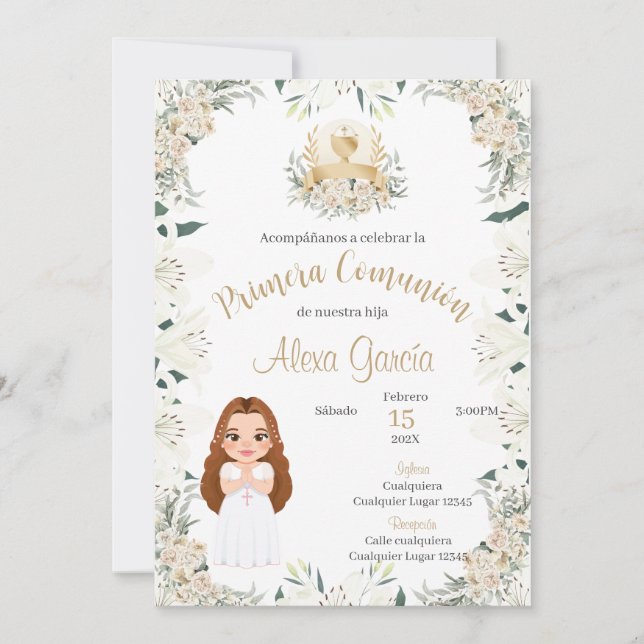 Erste Einladung der Heiligen Gemeinschaft (Vorderseite)